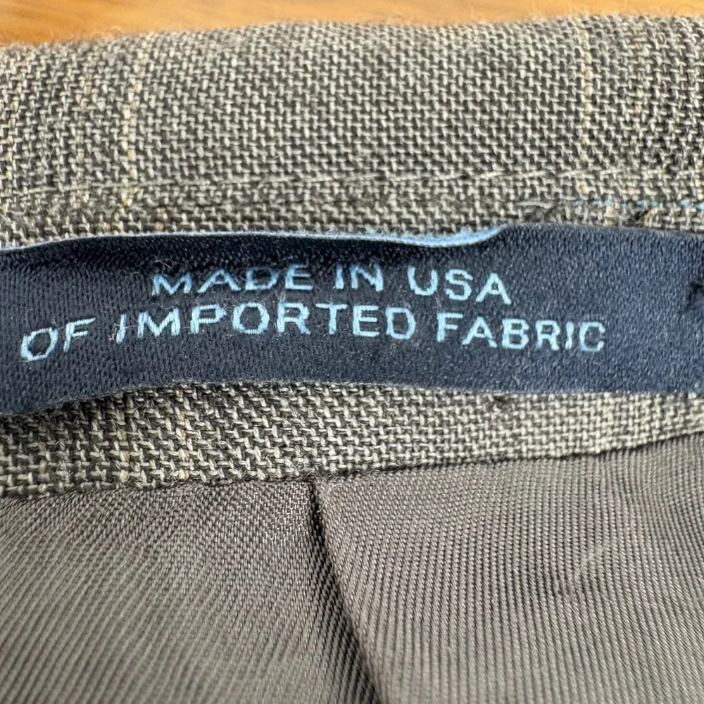 Joseph Abboud Nordstrom Blazer 44R Gray‎ Glen Plaid Wool Sport Coat Professional